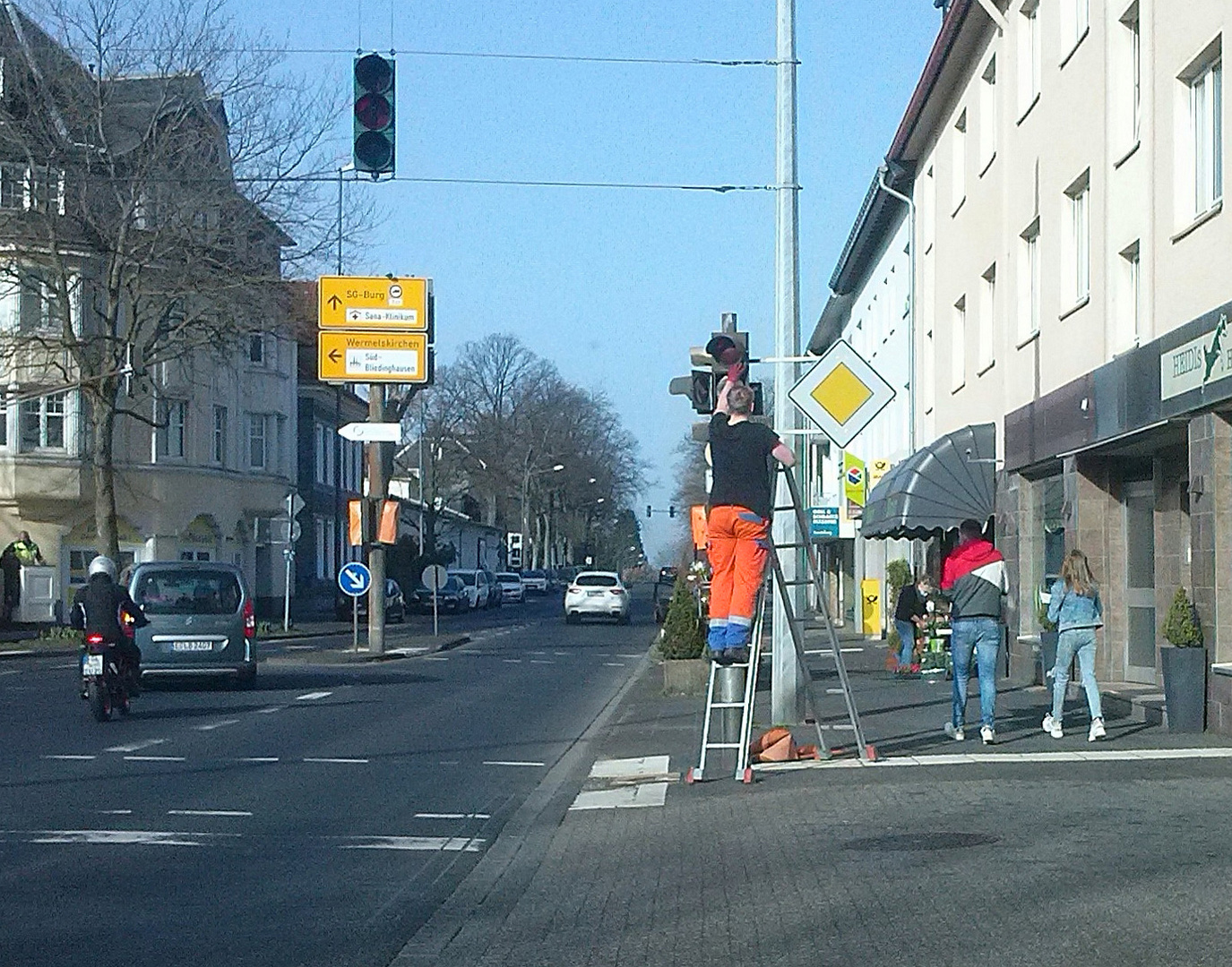 Ampelmännchen kommt nach Hause