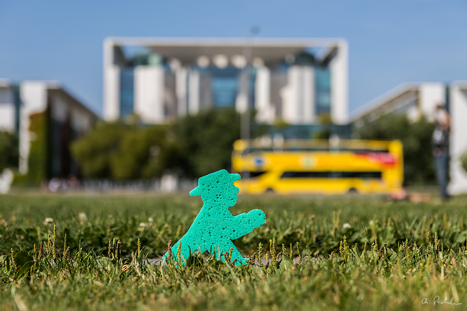 Ampelmännchen vordem Kanzleramt