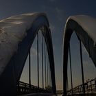 Amperbrücke im Schneekleid