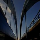 Amperbrücke im Schneekleid