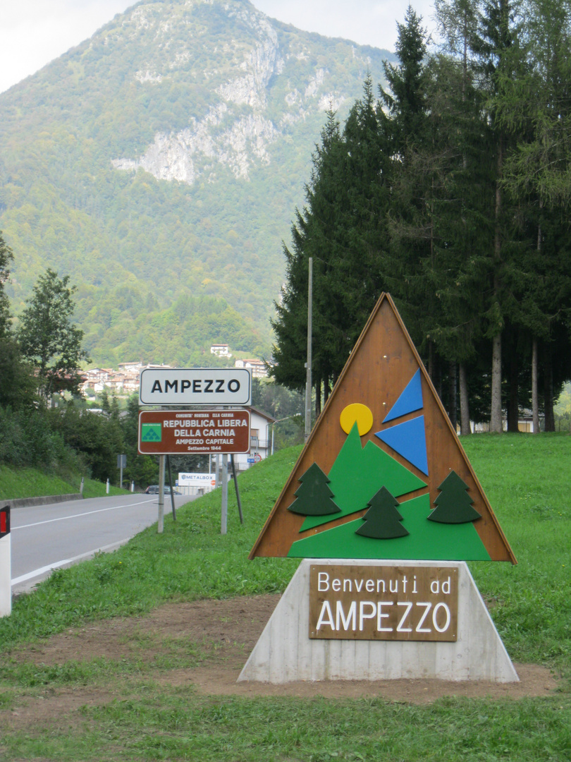 Ampezzo - Udine - Ingresso paese