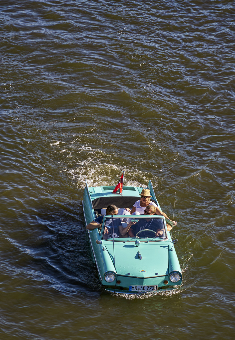 Amphicar in Fjordgrün