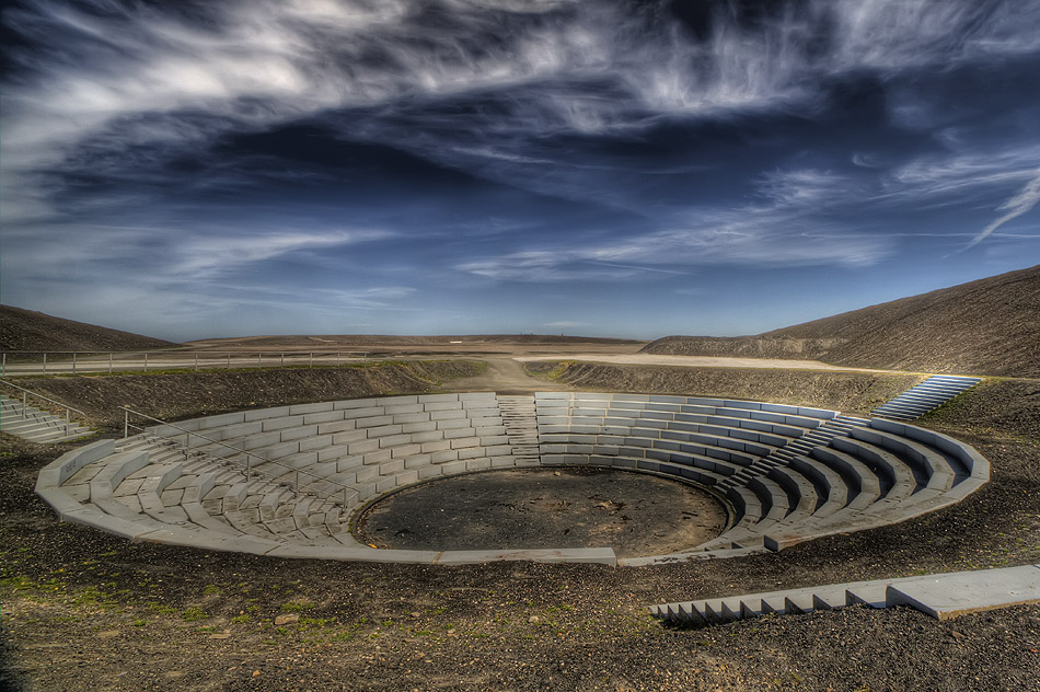 Amphitheater auf der Halde Haniel in Bottrop