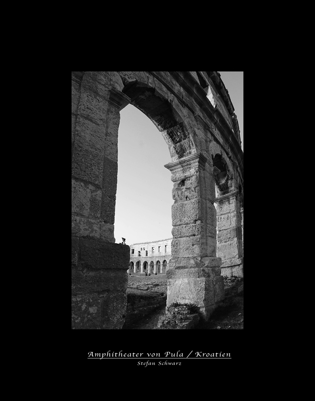 Amphitheater in Pula / Kroatien