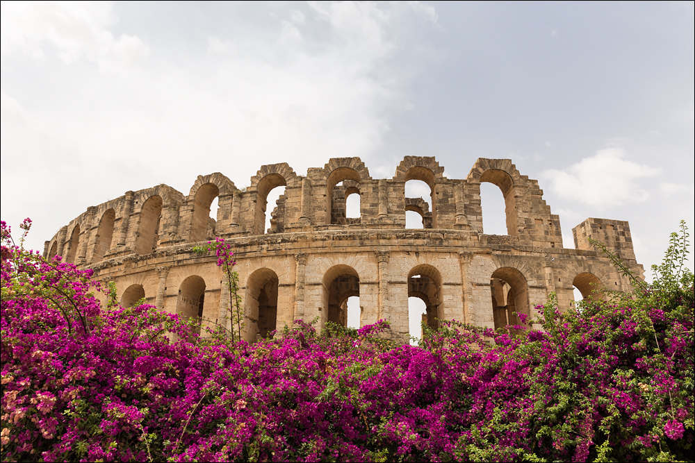 Amphitheater von El Djem  Foto  Bild africa north 