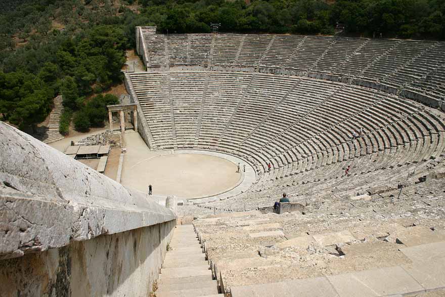 Amphitheater von Epidaurus / Peloponnes GR