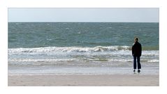 Amrum 2004 - Gedanken ins Meer schicken .....