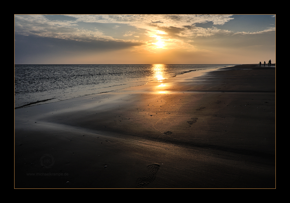 Amrum - Abendhimmel am Nebeler Strand 1