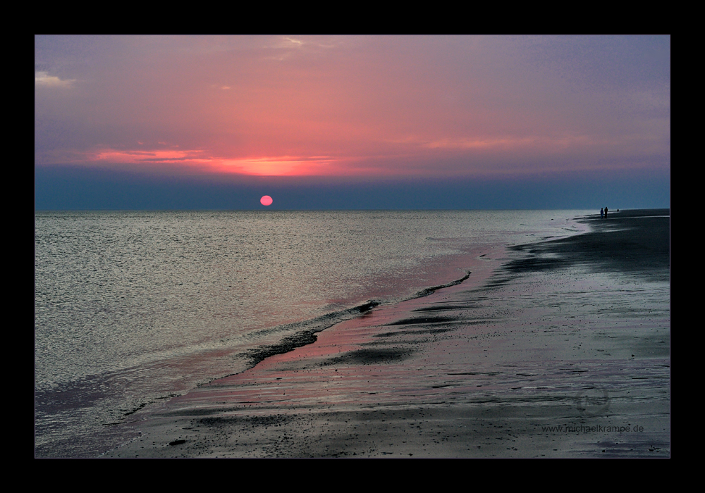 Amrum - Abendhimmel am Nebeler Strand 3