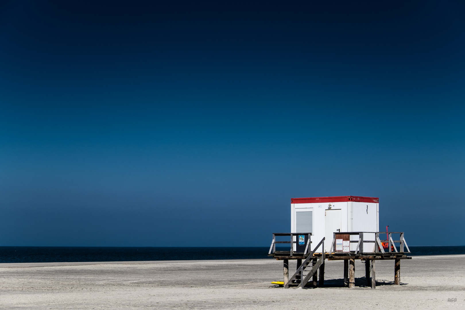 Amrum Strand von Nebel