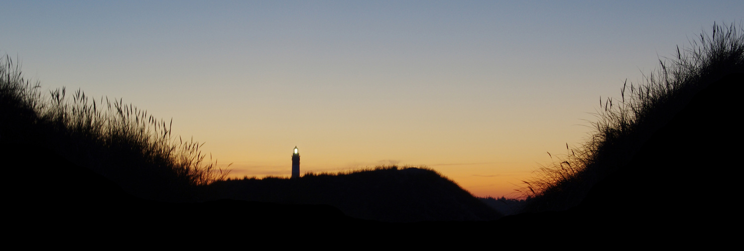 Amrumer Leuchtturm am Abend