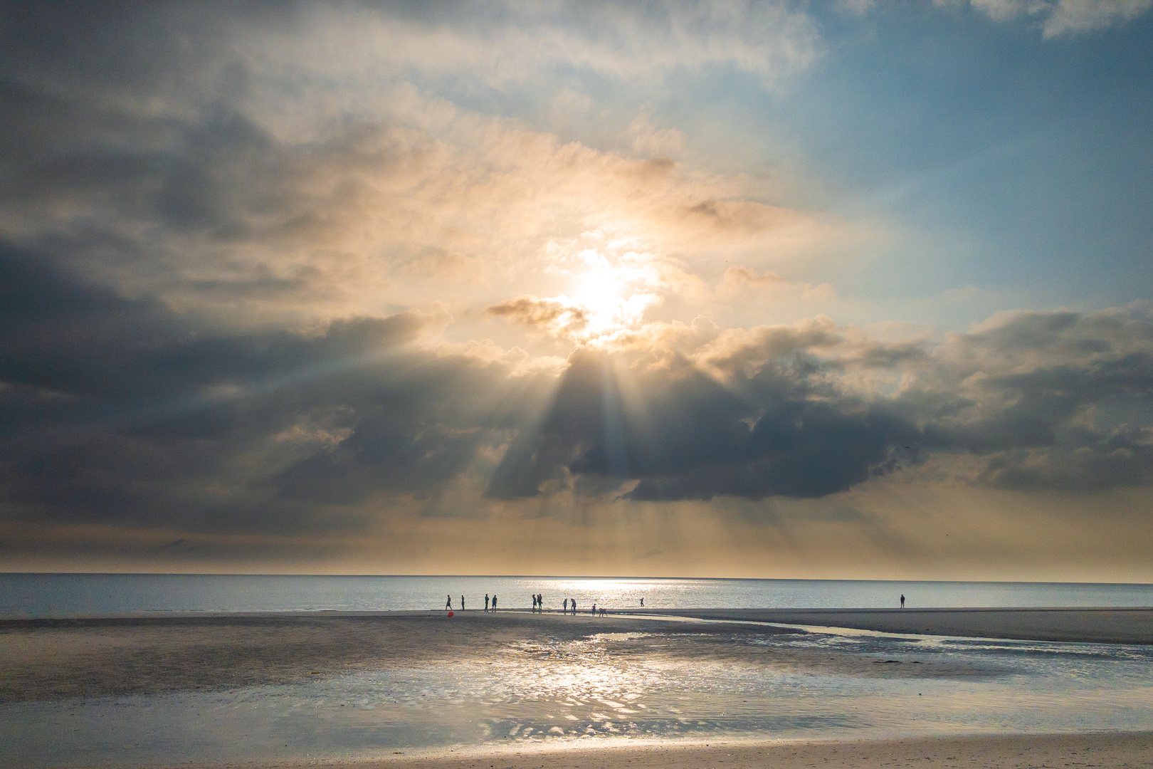 Amrumer Strand bei Nebel