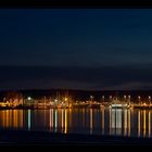 Amrumer Tonnenhafen bei Nacht