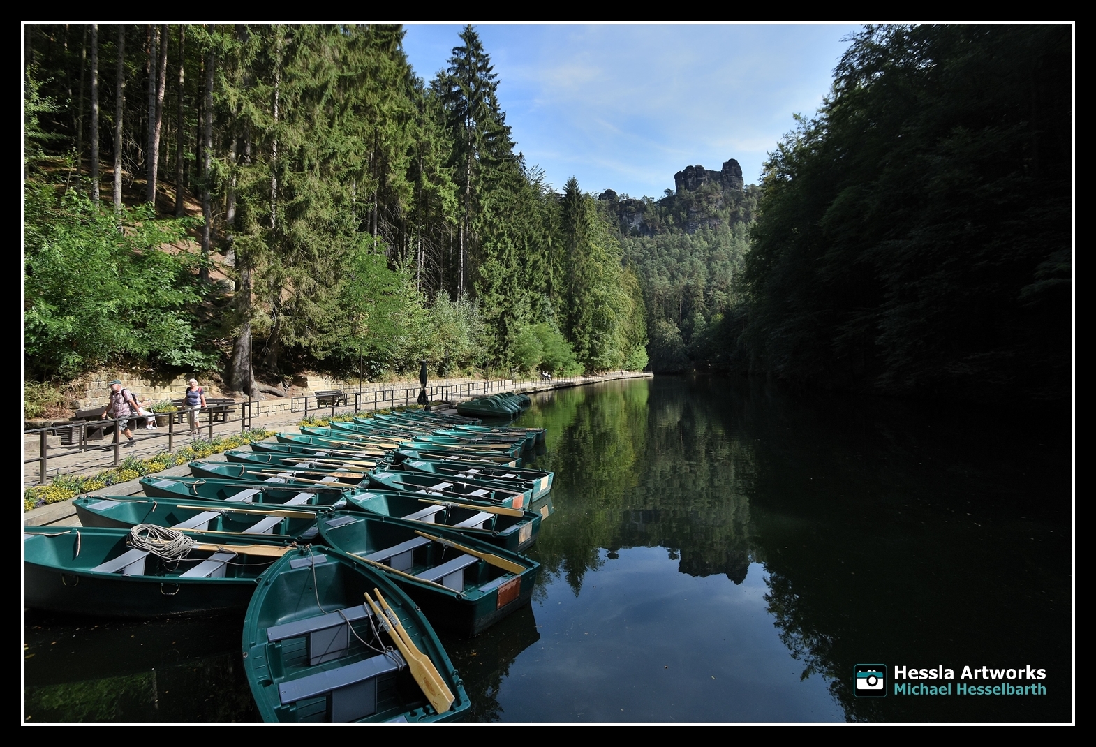 Amselsee, Sächsische Schweiz - Kurort Rathen.