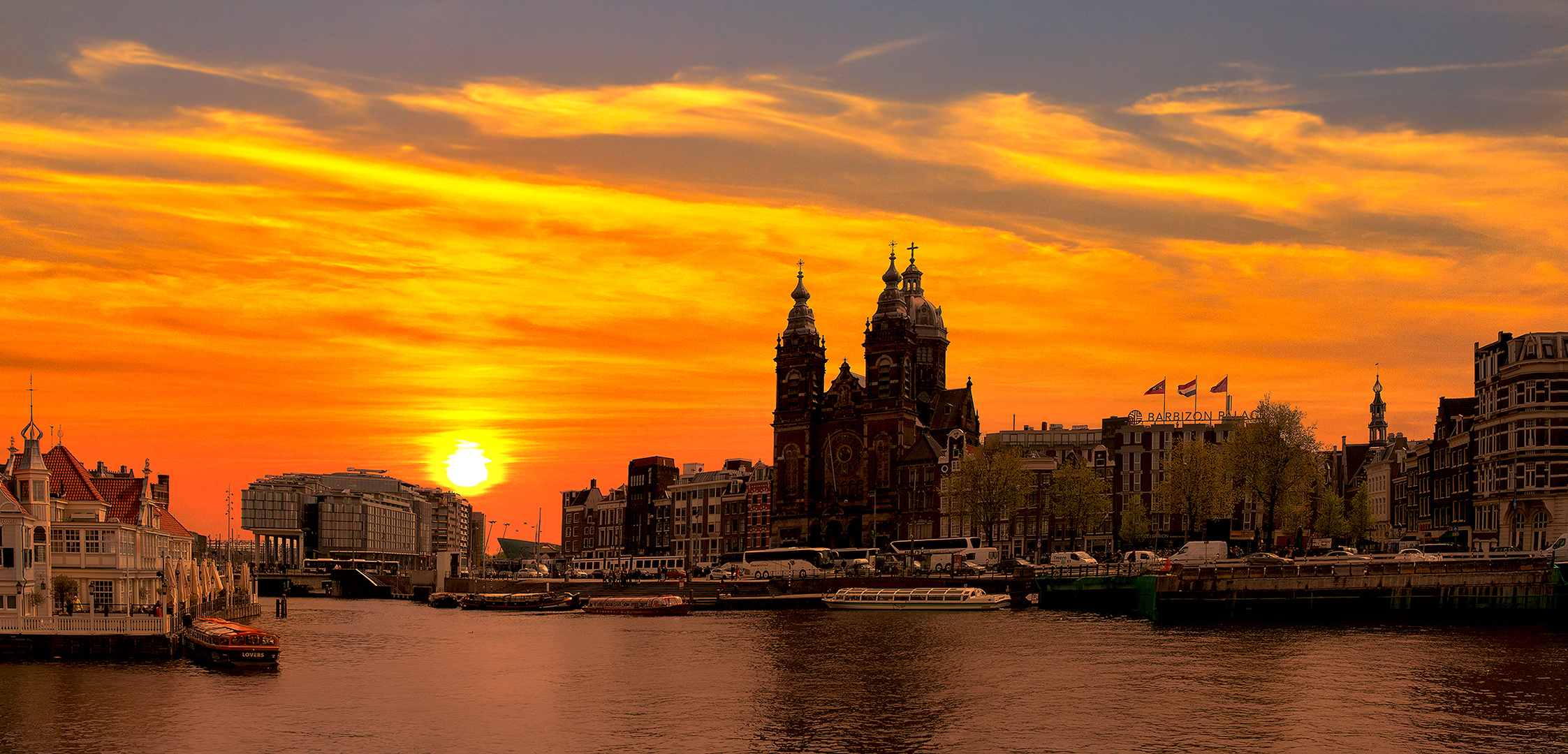 Amsterdam Abendhimmel 001 