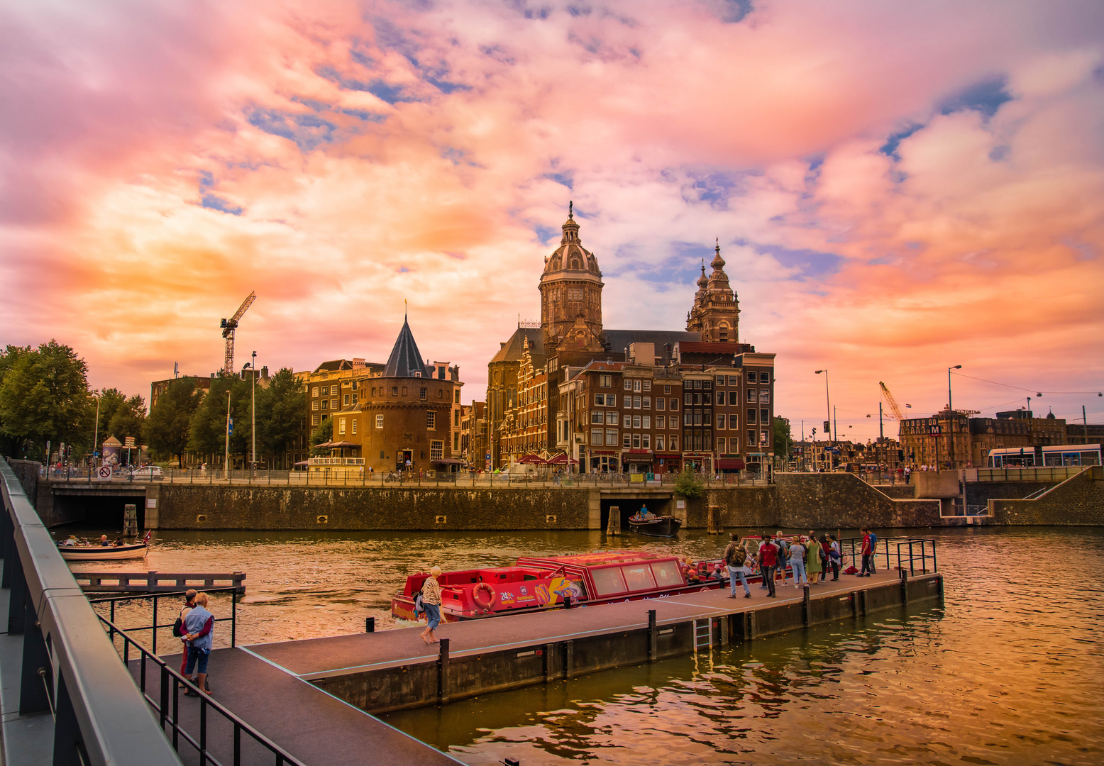 Amsterdam am Abend