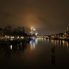 Amsterdam - Amstel bei Nacht