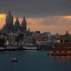 Amsterdam at dusk