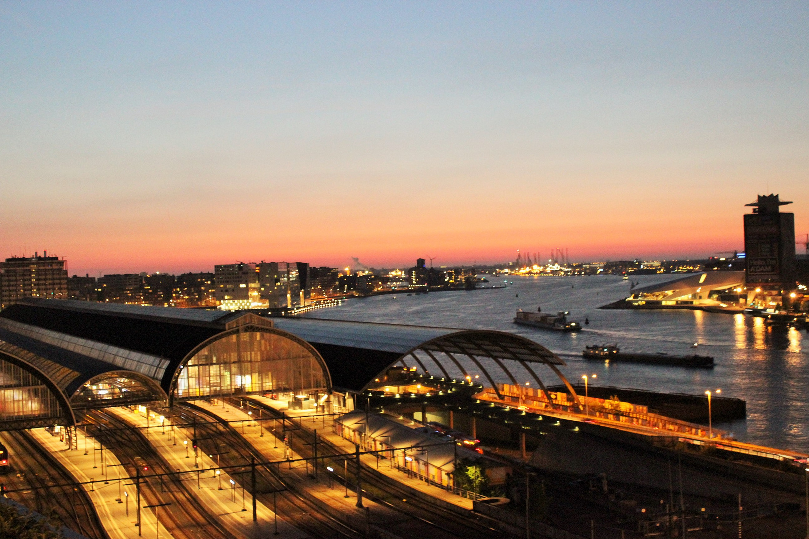 Amsterdam at night