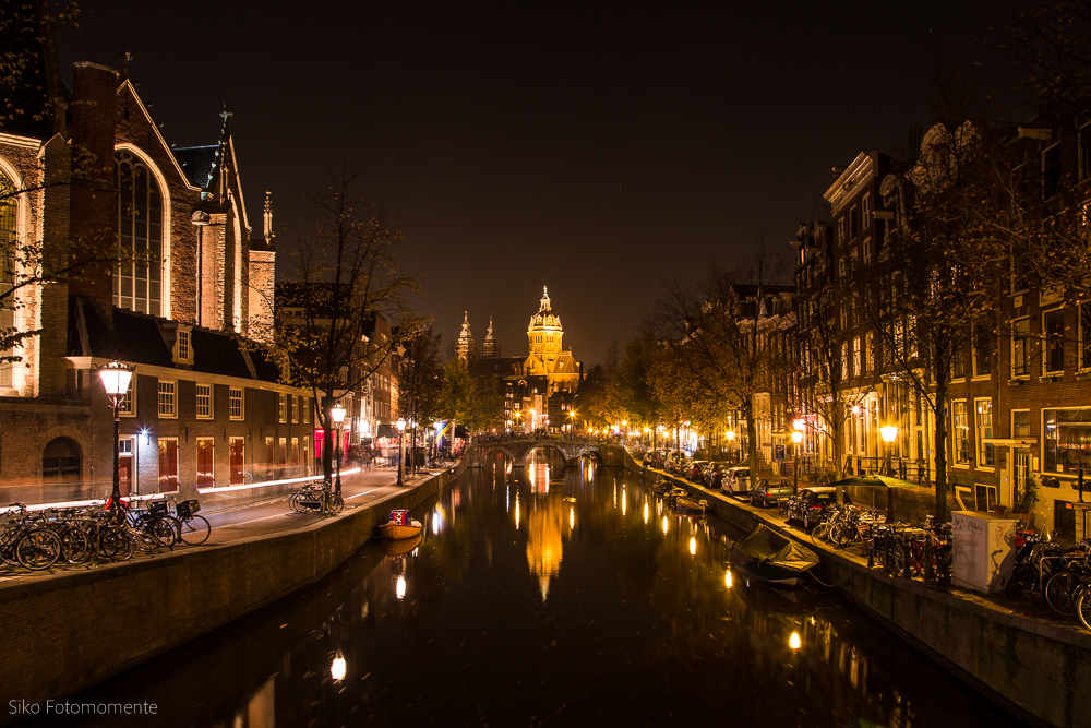 Amsterdam at night