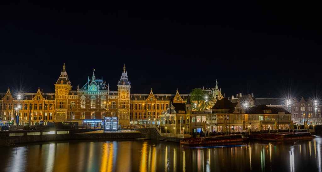 Amsterdam bei Nacht