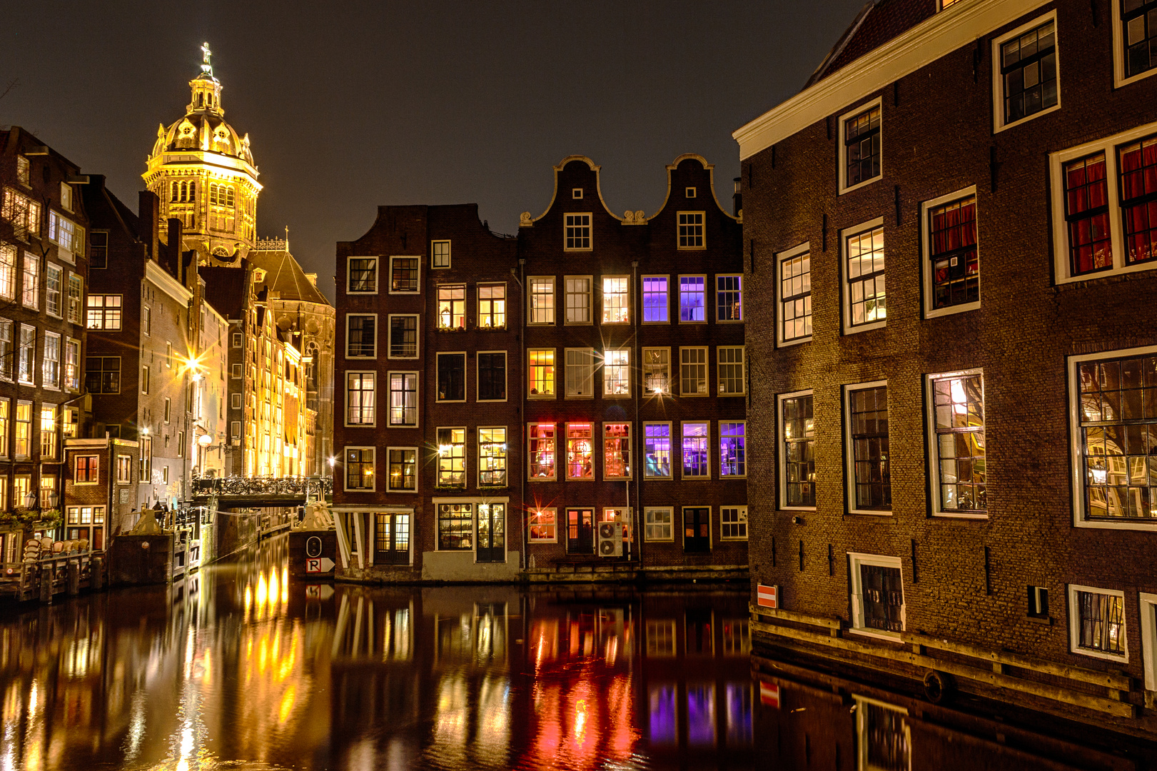 Amsterdam bei Nacht