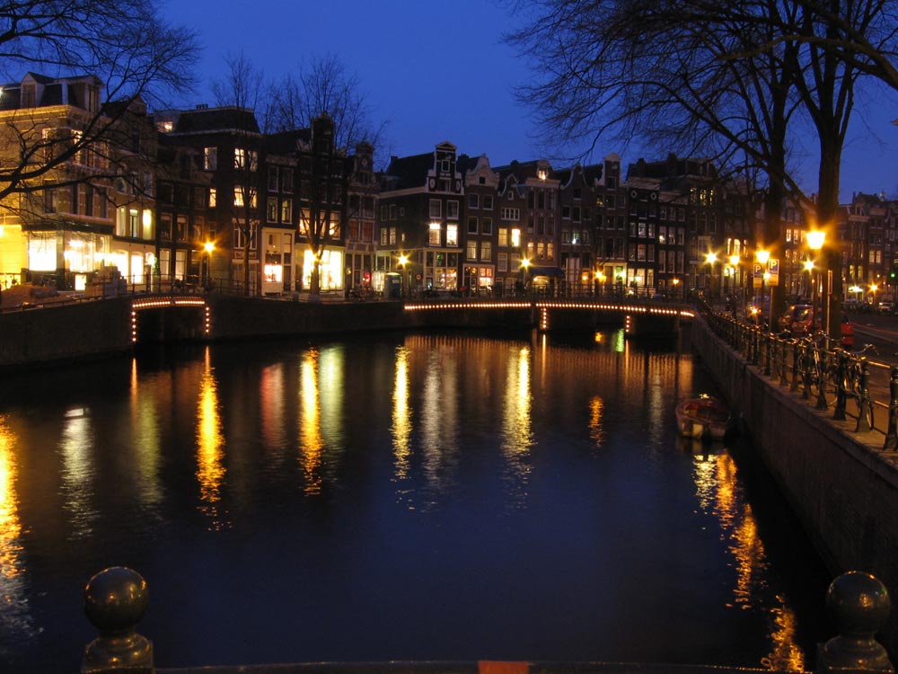 Amsterdam bei Nacht