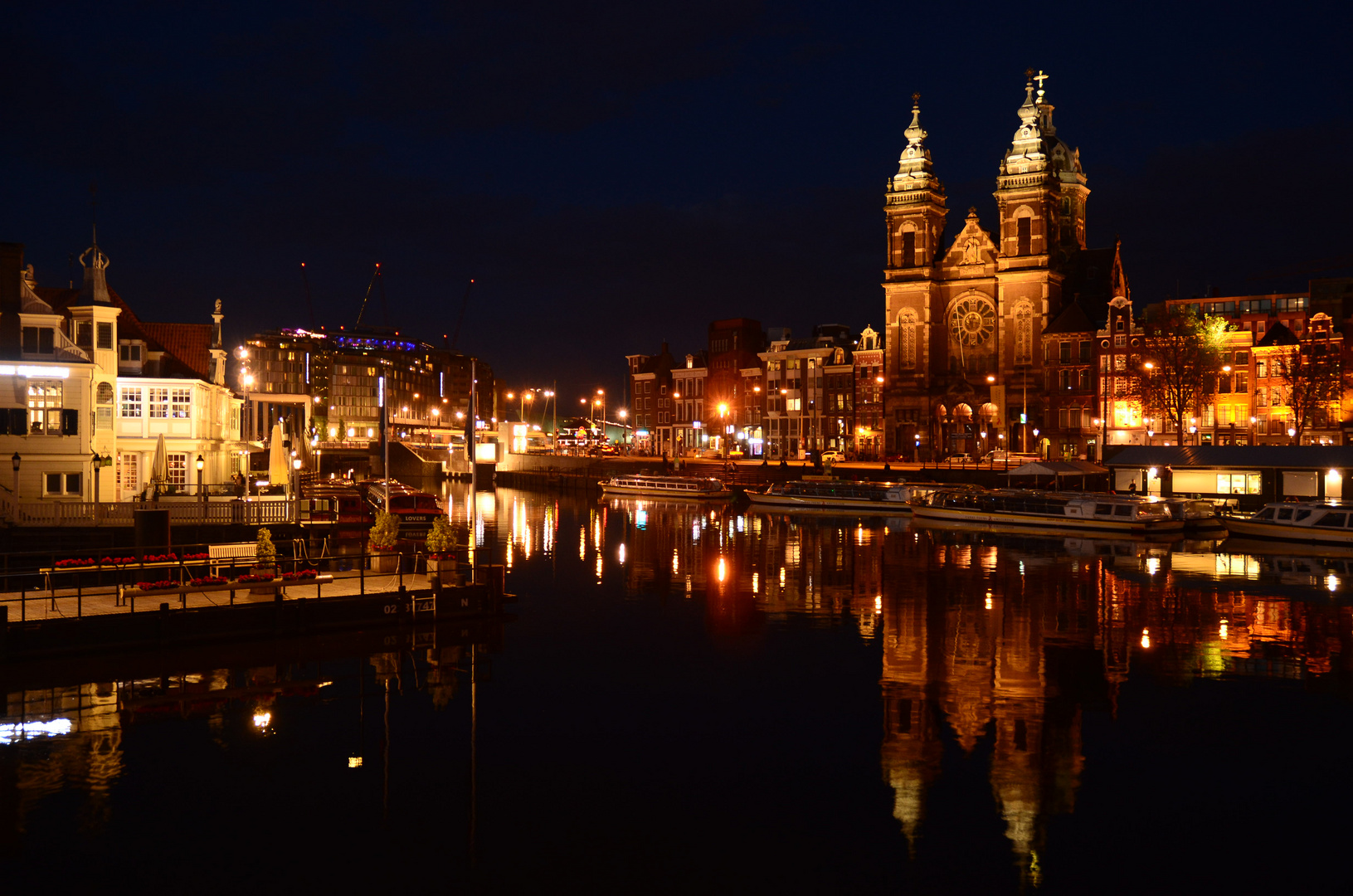 Amsterdam bei Nacht