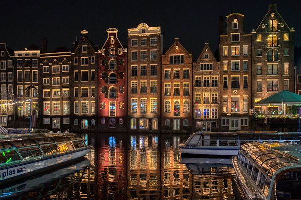 Amsterdam bei Nacht