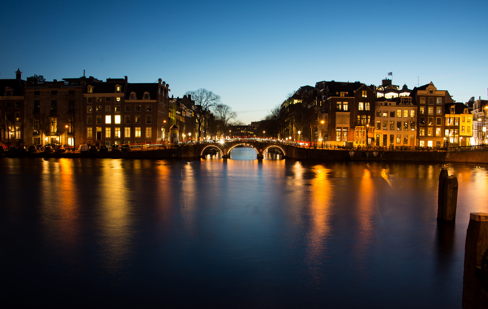 Amsterdam bei Nacht