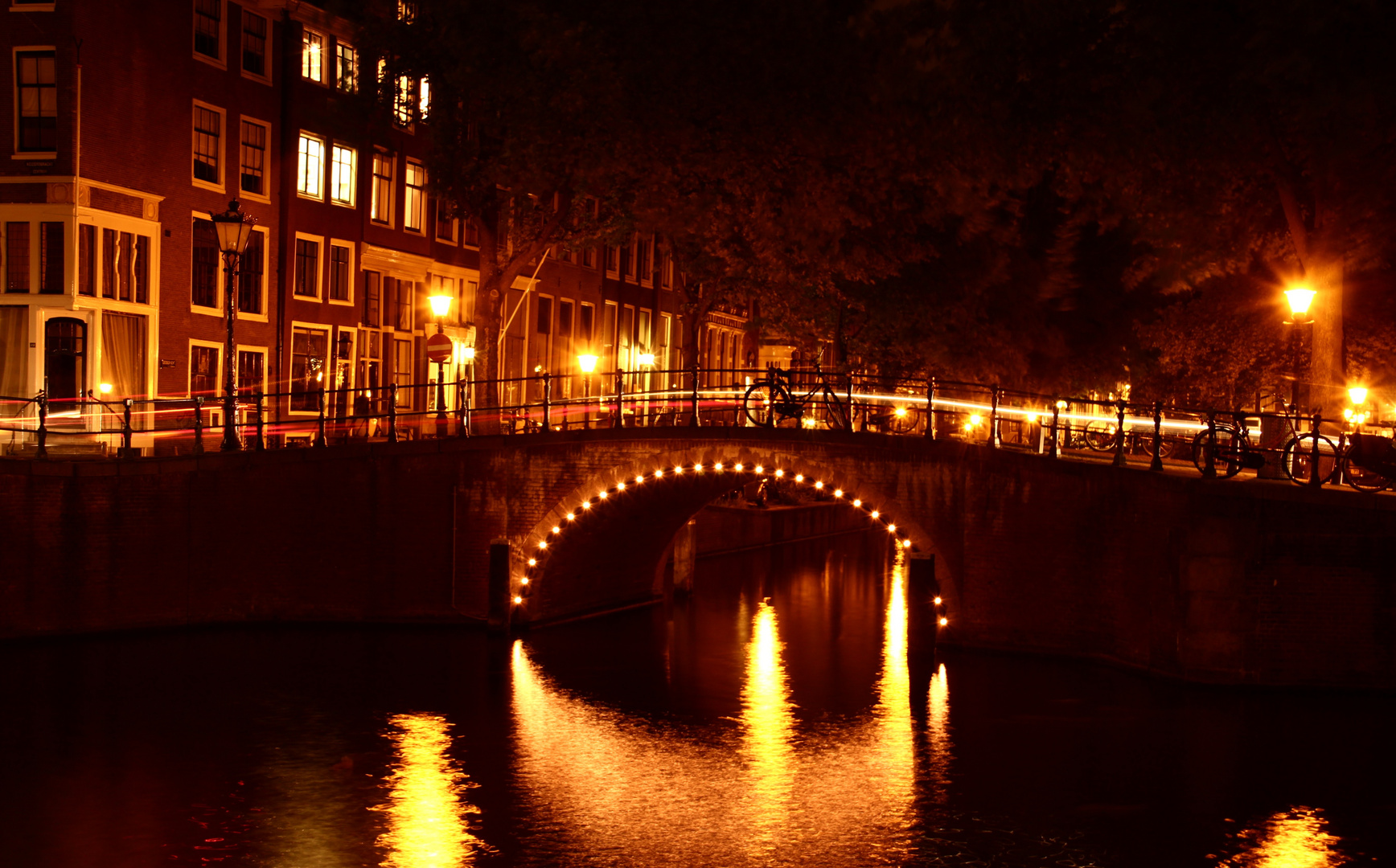 Amsterdam bei Nacht