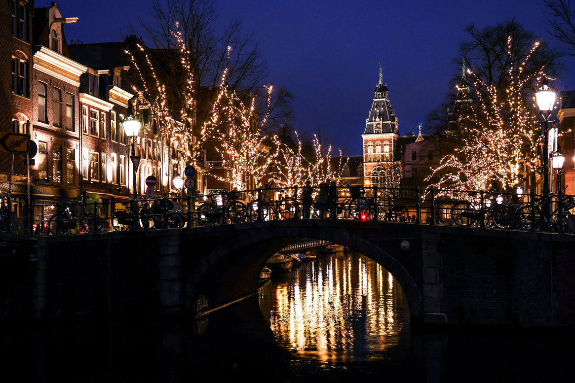 Amsterdam bei Nacht