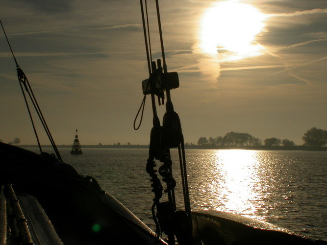 Amsterdam bei Sonnenaufgang