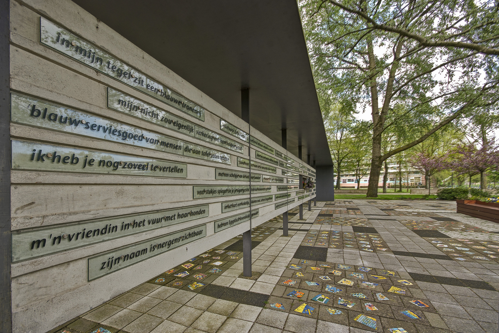 Amsterdam - Bijlmer - Nellesteinpad - Memorial for the Victims of the El Al Flight 1862 Crash