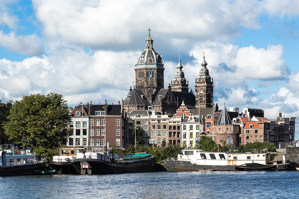 Amsterdam Blick auf die Altstadt