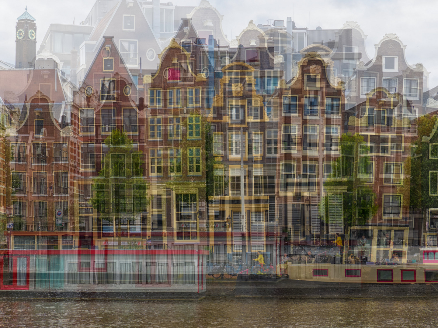 Amsterdam canal houses