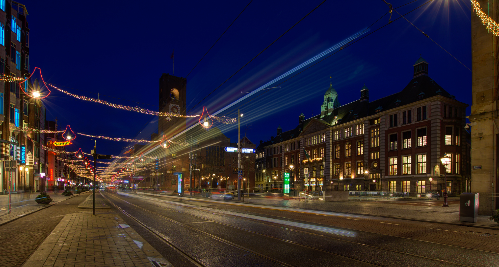 Amsterdam - Damrak - Beursplein - Beurs van Berlage