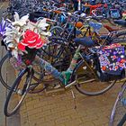 Amsterdam ein Fahrrad zum Ausgehen