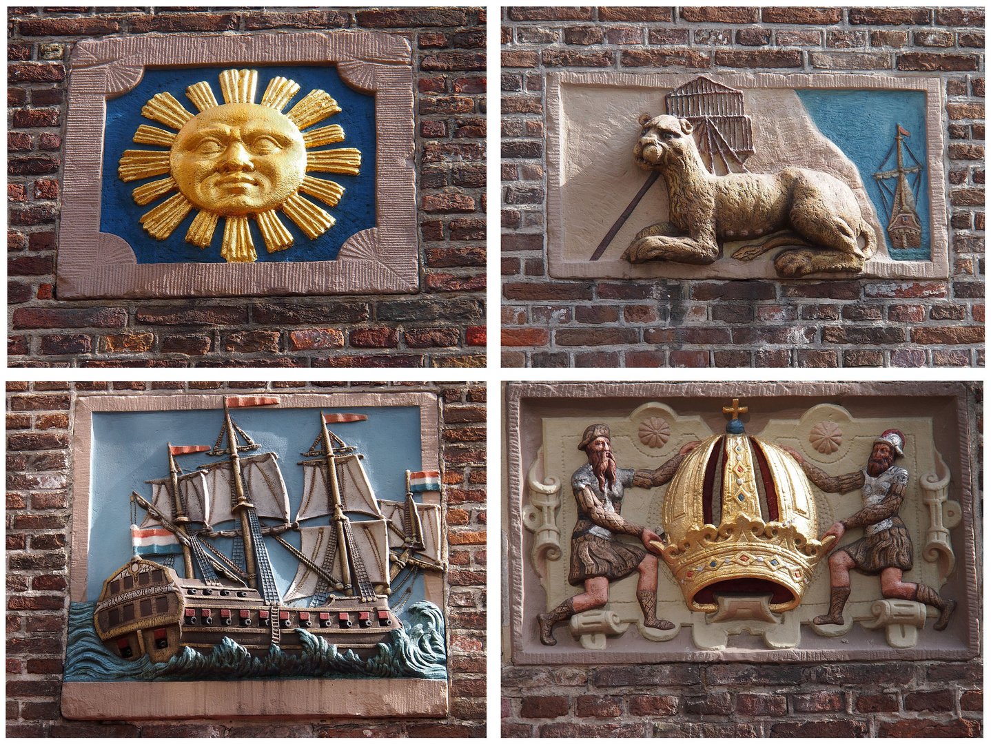 Amsterdam: Fassadenreliefs