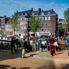 Amsterdam Gracht Panorama 2