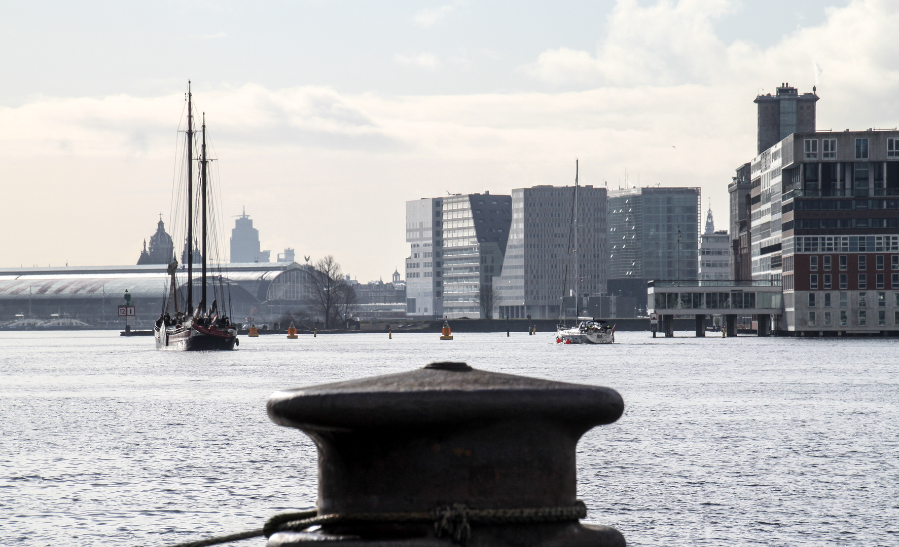 AMSTERDAM Hafen 1Grad  Ca-45-16-col+SW +6Fotos