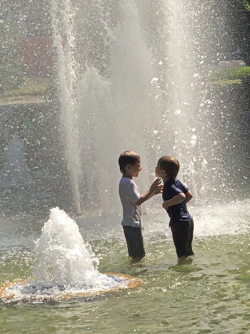 Amsterdam im Juli bei 39-40°C