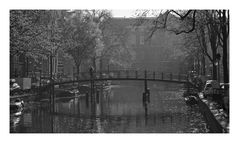 Amsterdam in black and white