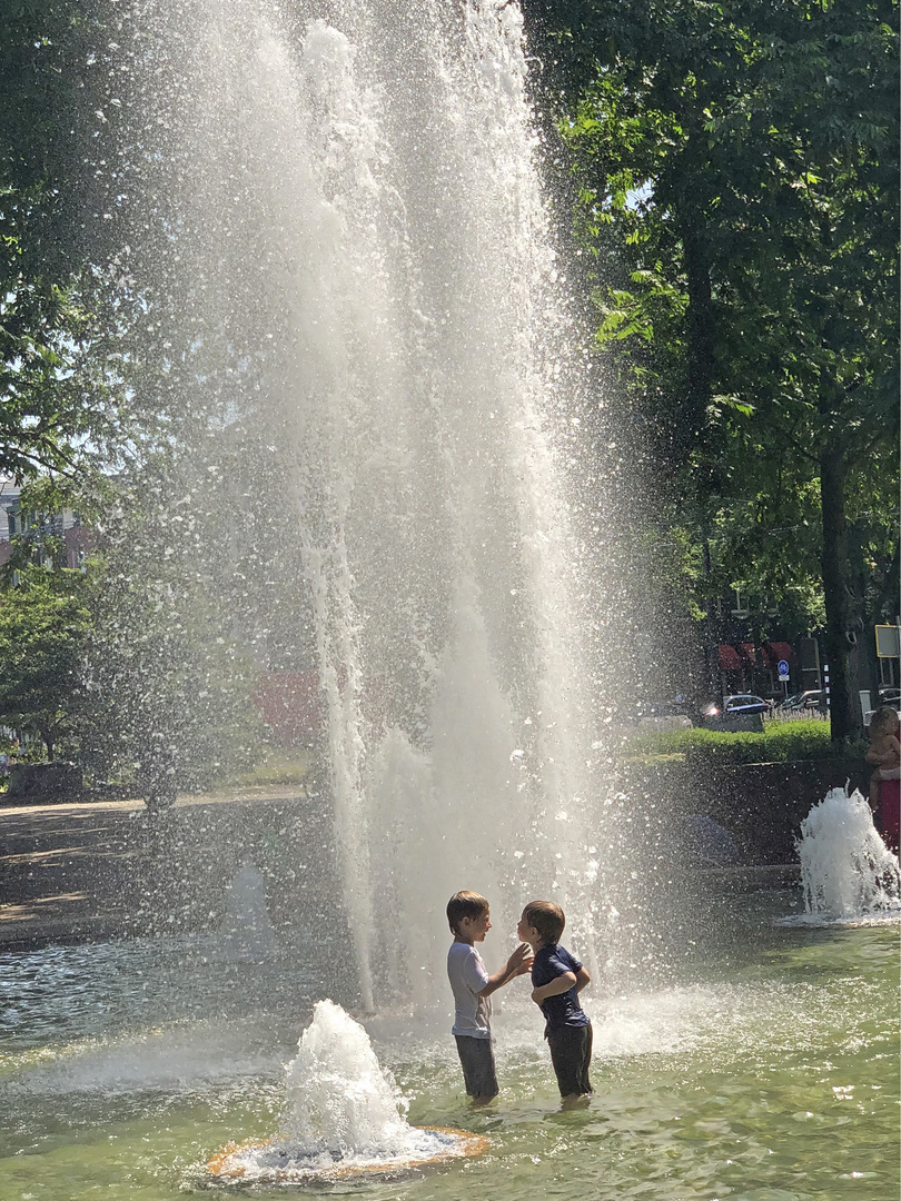 Amsterdam in der Juli-Hitze