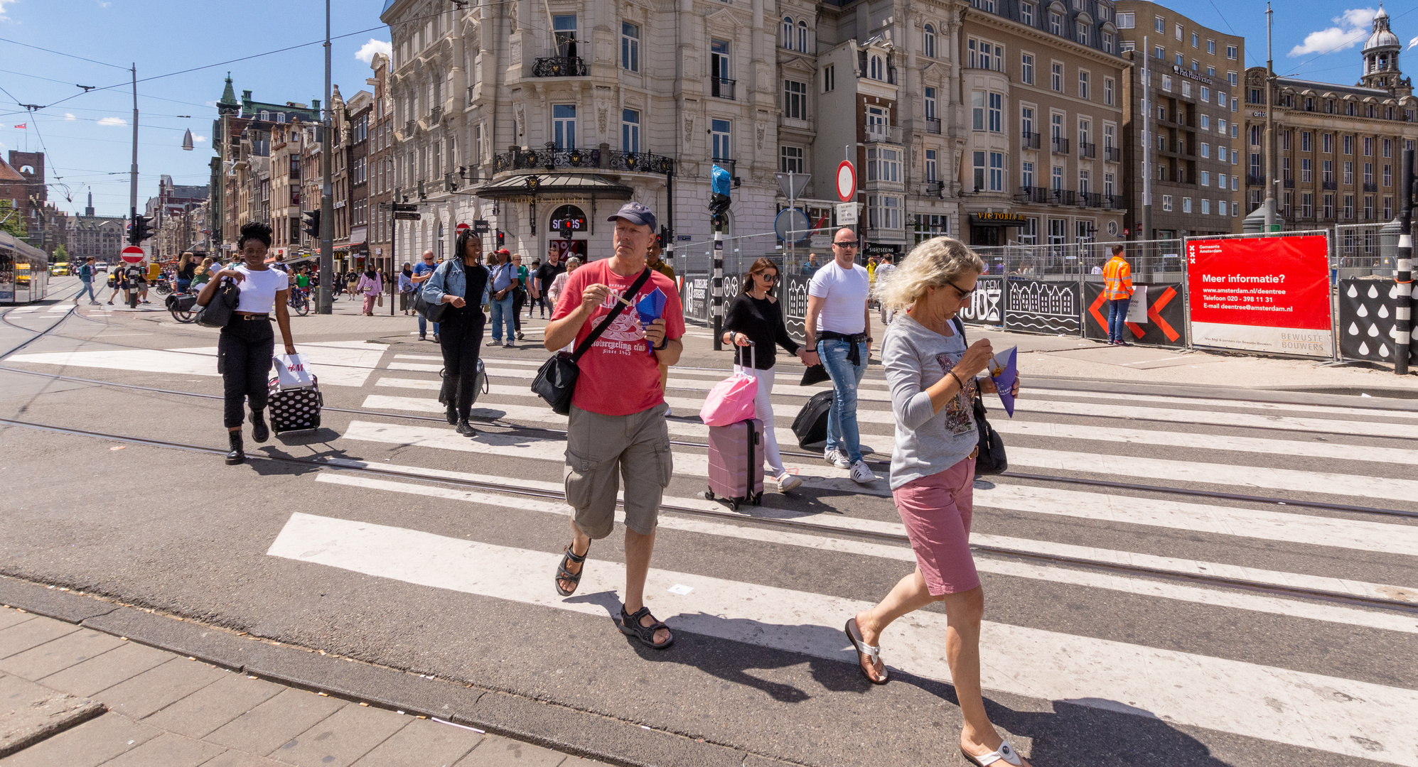 Amsterdam - Prins Hendrikkade-Damrak