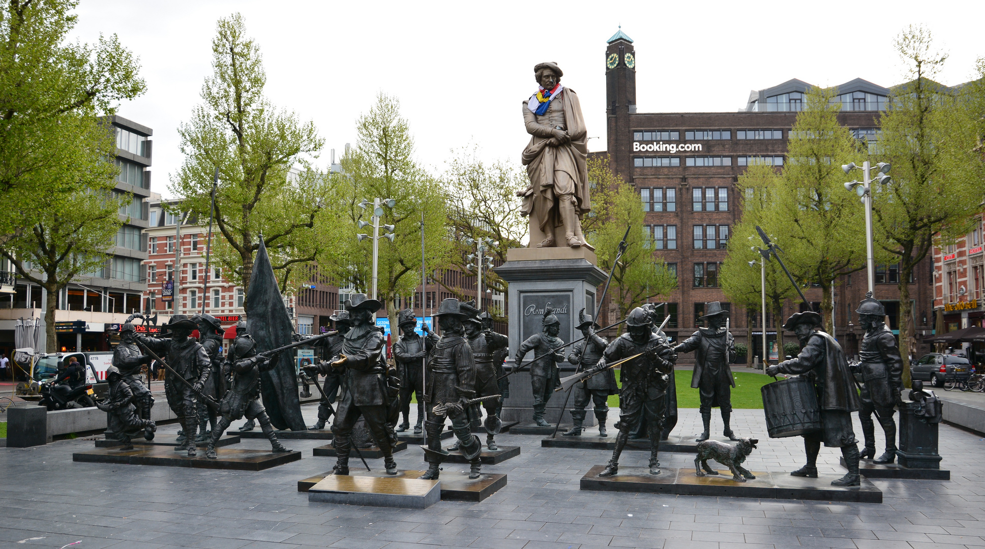 Amsterdam, Rembrandt Statue