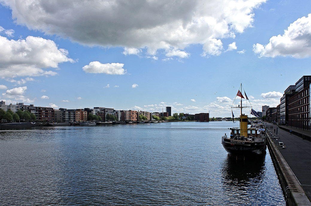 Amsterdam une vue du port