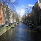 Amsterdam, view on the canal