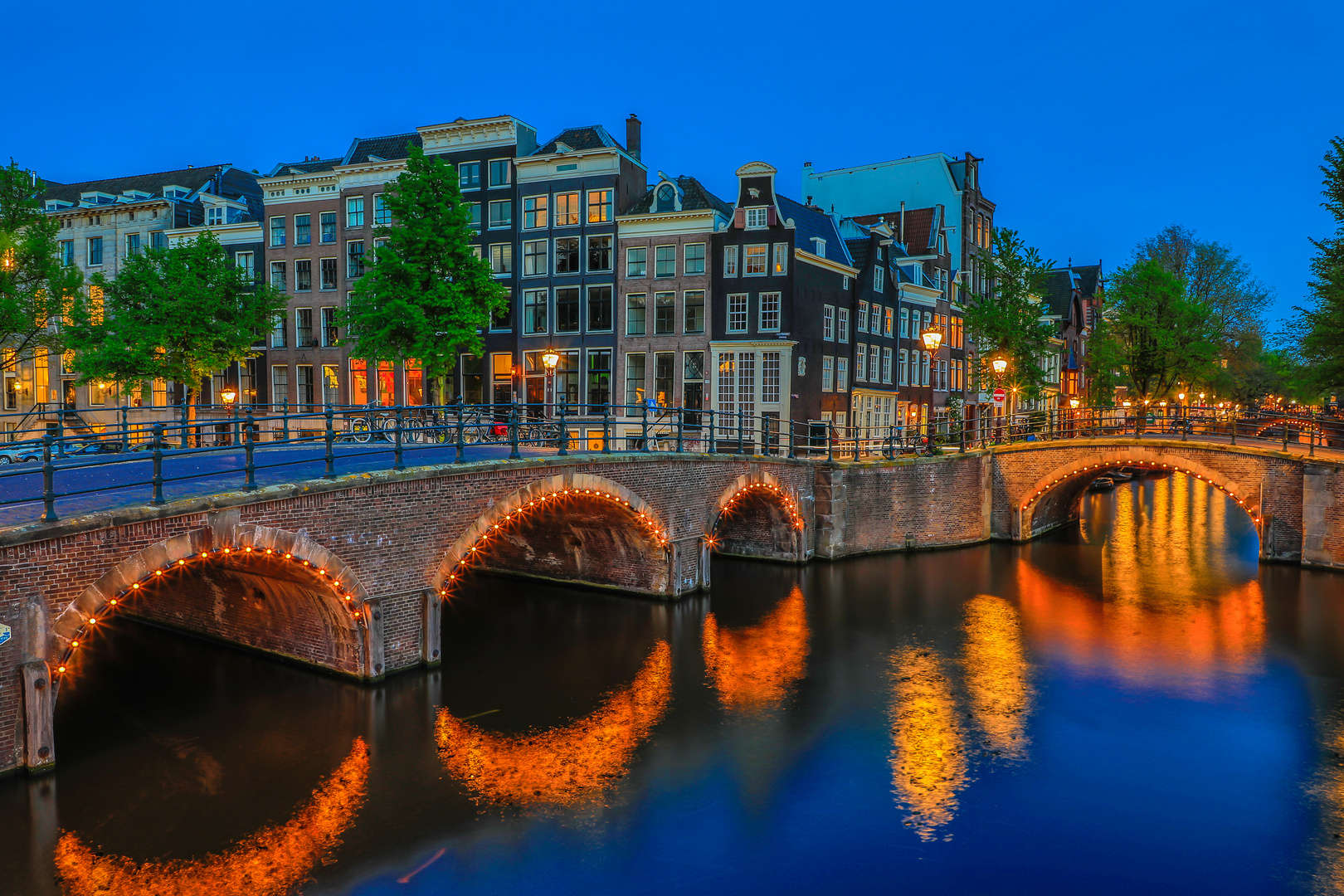 Amsterdam zur Blauen Stunde