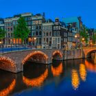 Amsterdam zur Blauen Stunde